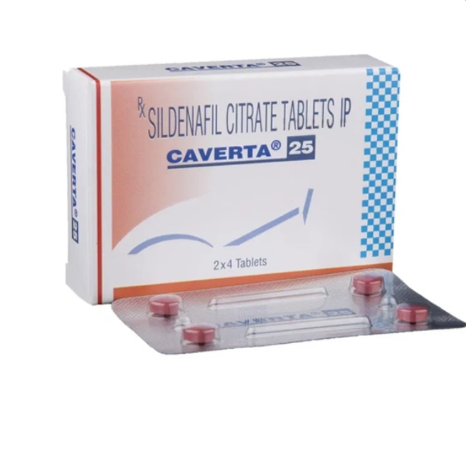 Caverta 25 Mg Tablet (Sildenafil) Use, Side Effects, Benefit